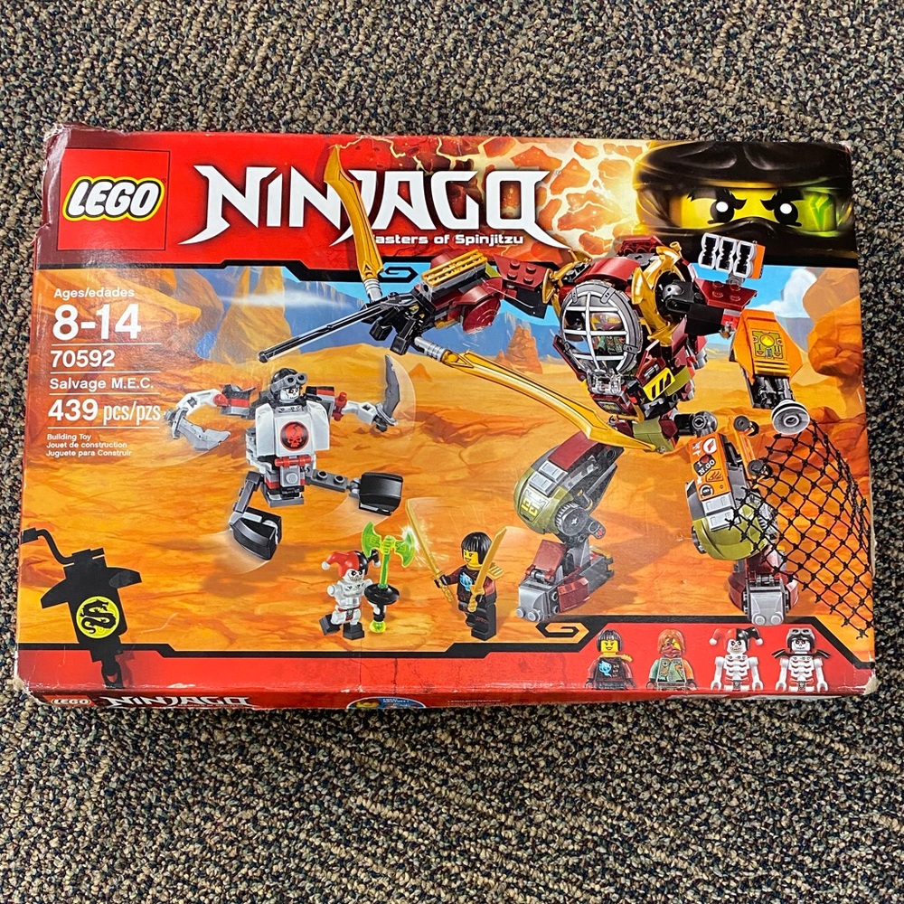 Sold- Lego Ninjago retired Ronan’s Salvage M.‎ E. C. set